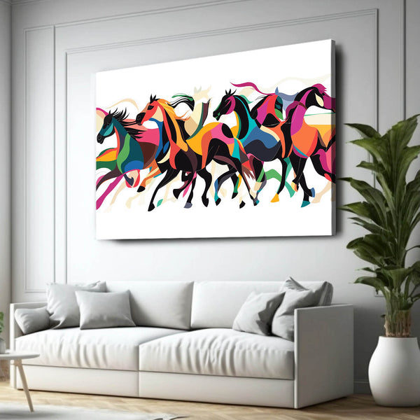 Cubism Horse Art