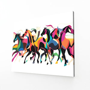 Cubism Horse Art