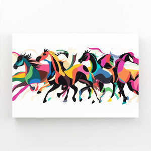 Cubism Horse Art