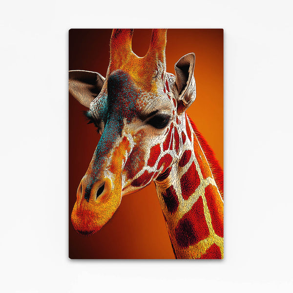 Curious Giraffe Canvas