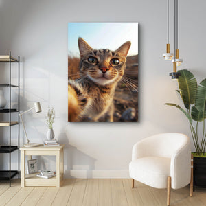 Curious Paws Cat Art