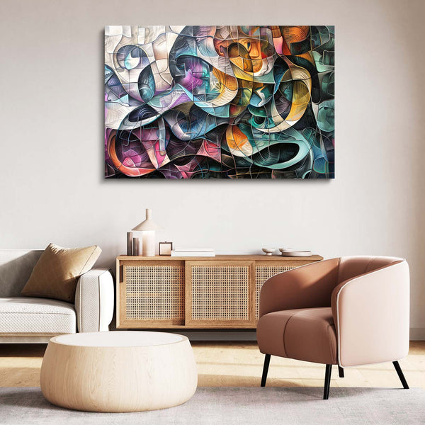 Curved Realms Abstract Art | MusaArtGallery™