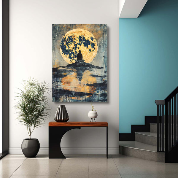 Customized Moon Canvas Art  | MusaArtGallery™