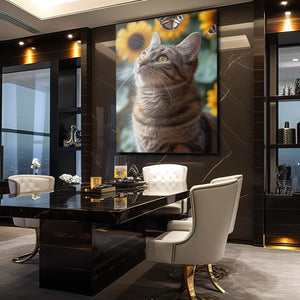 Cute Cat Art Decor | MusaArtGallery™