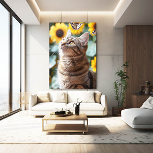 Cute Cat Art Decor | MusaArtGallery™