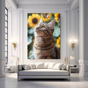 Cute Cat Art Decor | MusaArtGallery™