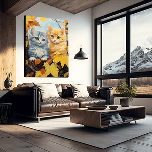 Cute Cat Wall Art | MusaArtGallery™