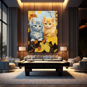 Cute Cat Wall Art | MusaArtGallery™