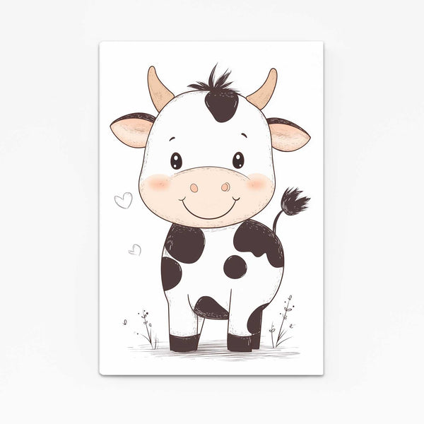 Cute Cow Canvas
