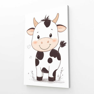 Cute Cow Canvas