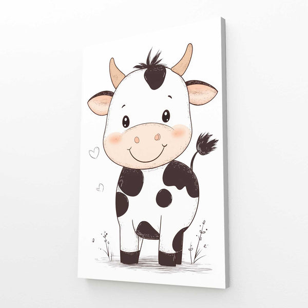 Cute Cow Canvas
