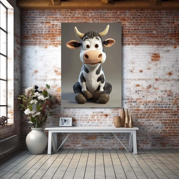Cute Cow Print Art