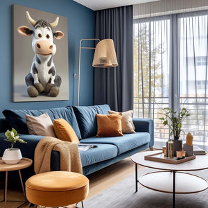 Cute Cow Print Art