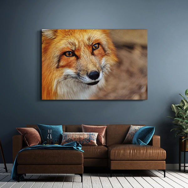 Cute Face Fox Art  | MusaArtGallery™