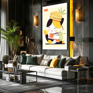 Cute Little Cat Art | MusaArtGallery™