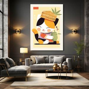 Cute Little Cat Art | MusaArtGallery™