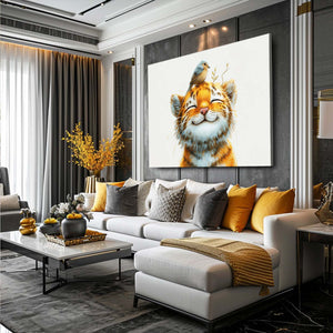 Cute Little Tiger Art | MusaArtGallery™