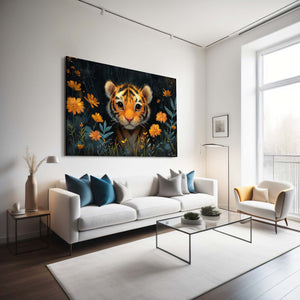 Cute Little Tiger Wall Art  | MusaArtGallery™