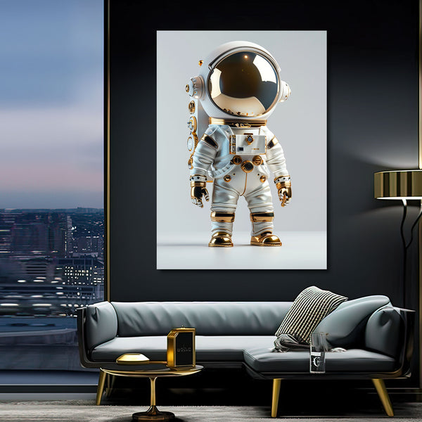 Cute Mini Astronaut Art  | MusaArtGallery™