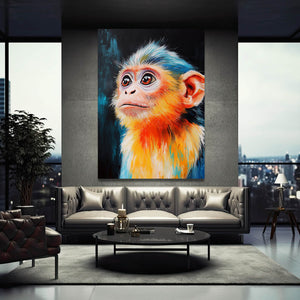 Cute Monkey Canvad