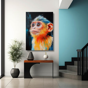 Cute Monkey Canvad