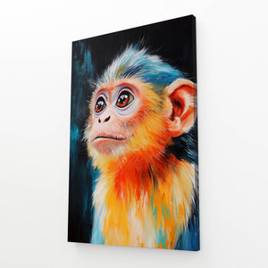 Cute Monkey Canvad
