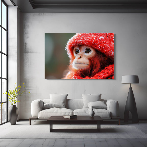 Cute Monkey Wall Art