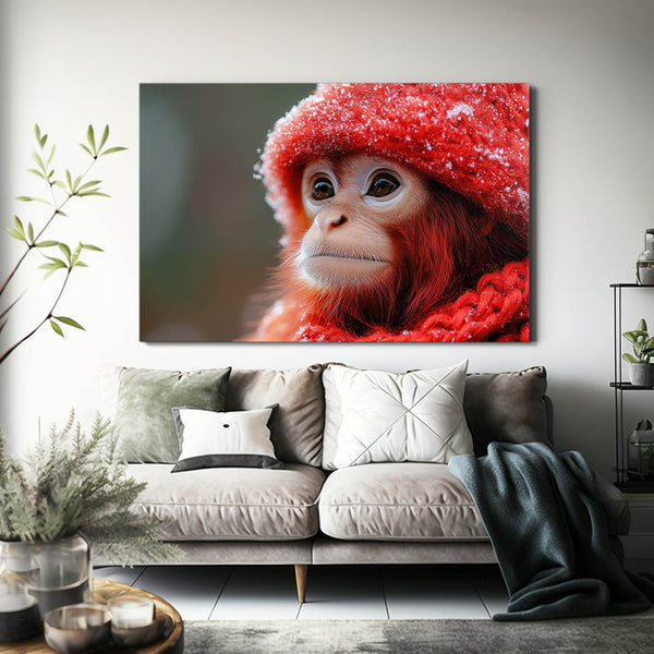 Cute Monkey Wall Art