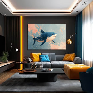 Cute Shark Wall Art
