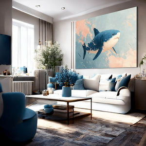 Cute Shark Wall Art