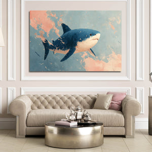 Cute Shark Wall Art