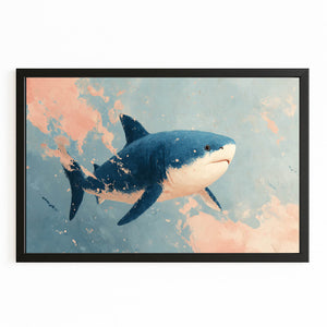 Cute Shark Wall Art