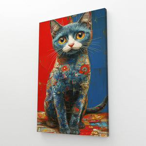 Cute Small Cat Art | MusaArtGallery™