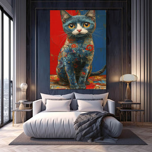 Cute Small Cat Art | MusaArtGallery™