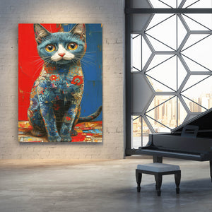 Cute Small Cat Art | MusaArtGallery™