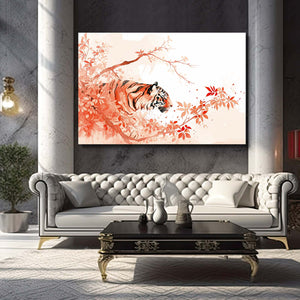 Cute Tiger Art Wall | MusaArtGallery™