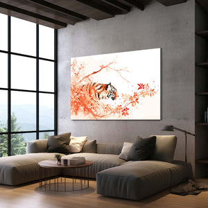 Cute Tiger Art Wall | MusaArtGallery™