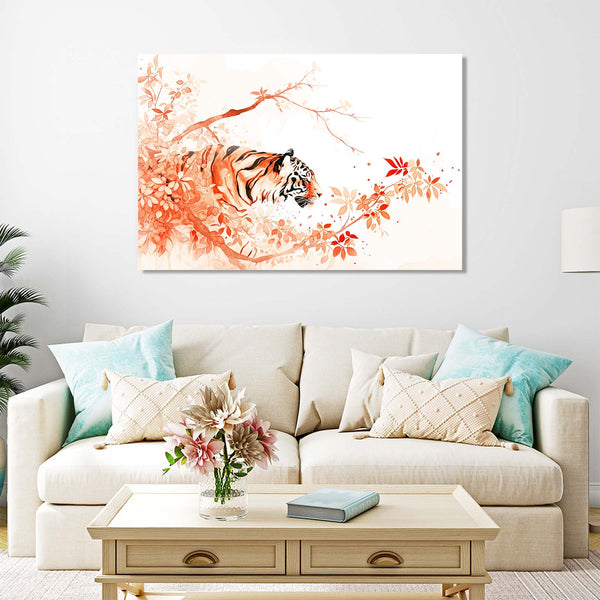 Cute Tiger Art Wall | MusaArtGallery™