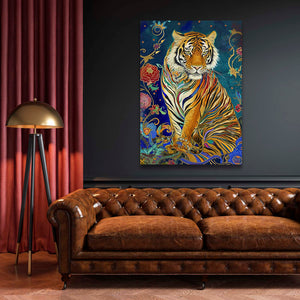 Cute Tiger Cartoon Clip Art  | MusaArtGallery™