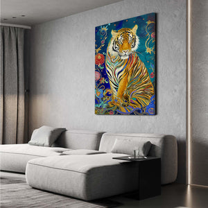 Cute Tiger Cartoon Clip Art  | MusaArtGallery™