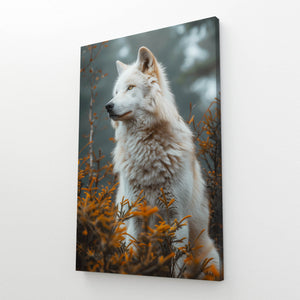 Cute Wolf Canvas Art | MusaArtGallery™