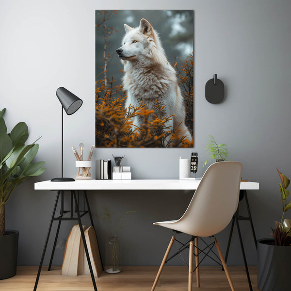 Cute Wolf Canvas Art | MusaArtGallery™