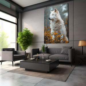 Cute Wolf Canvas Art | MusaArtGallery™