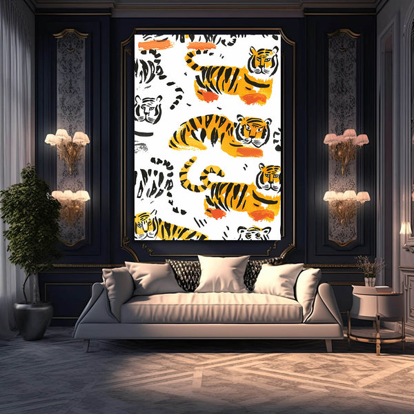 Cute Tiger Art | MusaArtGallery™