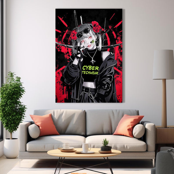 Cyber Assassin Cyberpunk Art | MusaArtGallery™