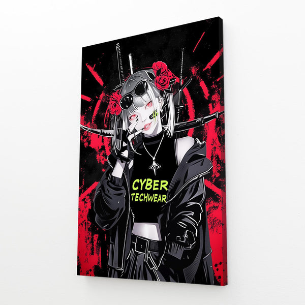 Cyber Assassin Cyberpunk Art | MusaArtGallery™