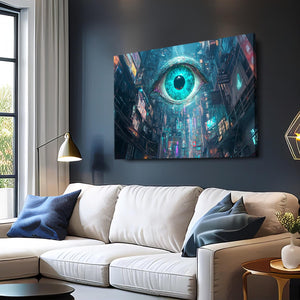 Cyber Eye Cyberpunk Art | MusaArtGallery™