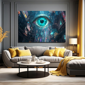 Cyber Eye Cyberpunk Art | MusaArtGallery™