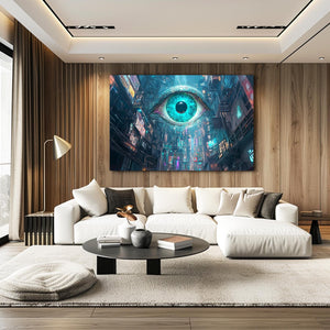 Cyber Eye Cyberpunk Art | MusaArtGallery™
