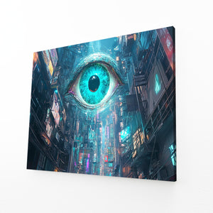 Cyber Eye Cyberpunk Art | MusaArtGallery™